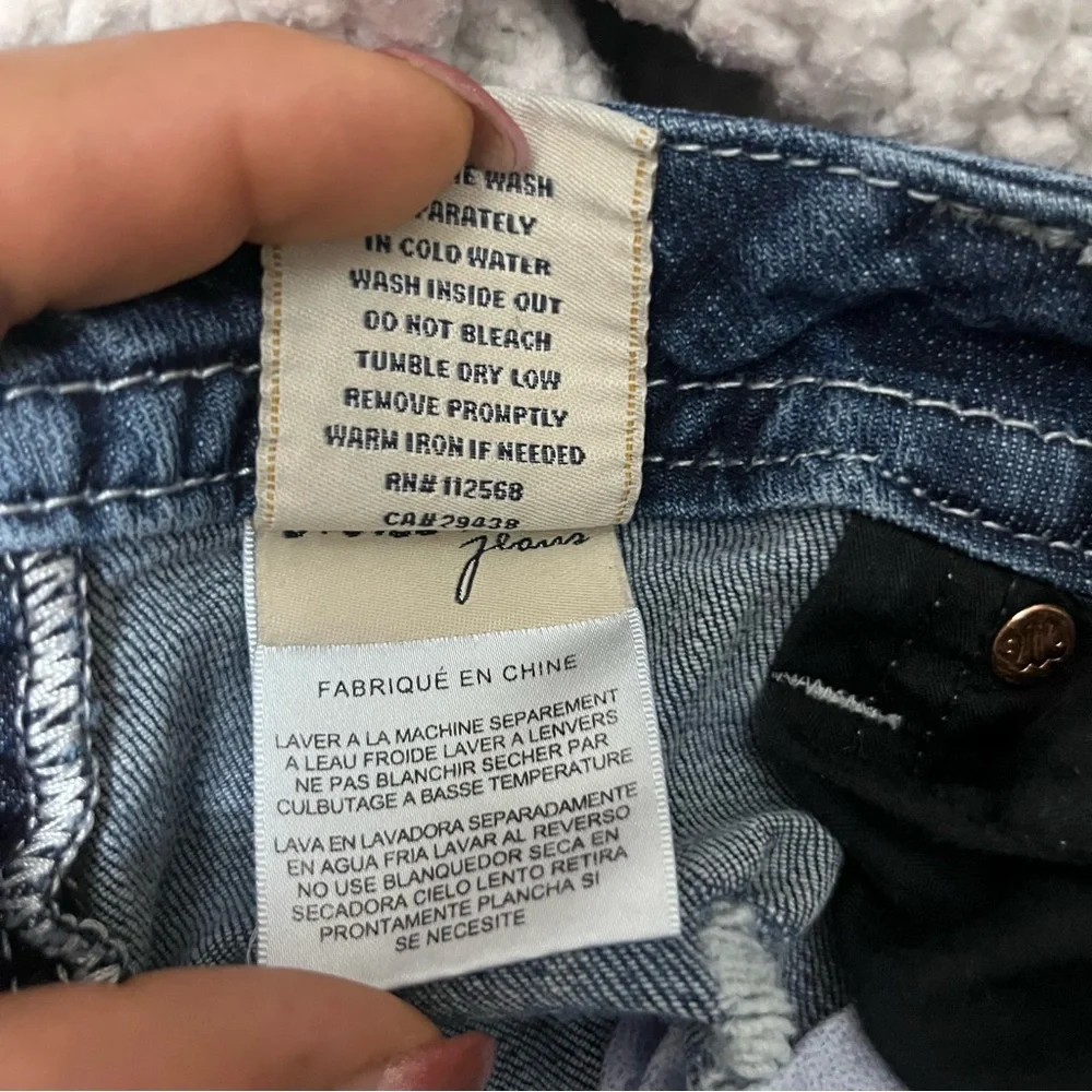 Miss me Women’s Mid-Rise Distressed Blue Jeans 32 - Picture 5 of 16